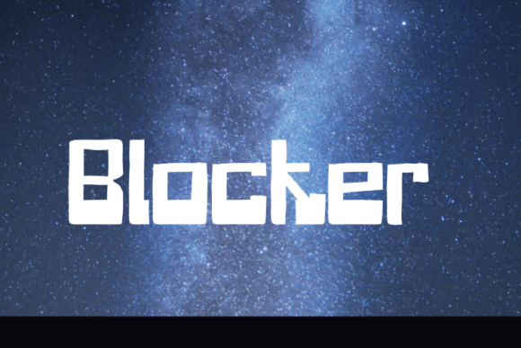 Blocker: The Fun Display Font for Bold Branding