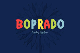 Boprado: A Playful Display Font for Modern Brands
