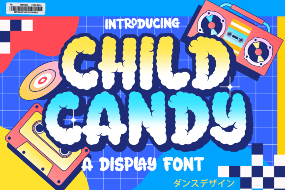 Child Candy: The City Pop Display Font for Bold Retro-Urban Projects