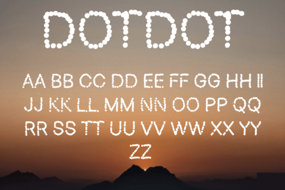 Dotdot: A Creative Font for Bold, Playful Projects