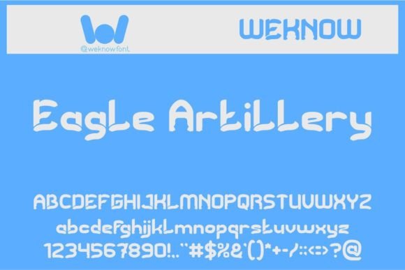 Eagle Artillery: A Versatile Display Font for Strong Identities