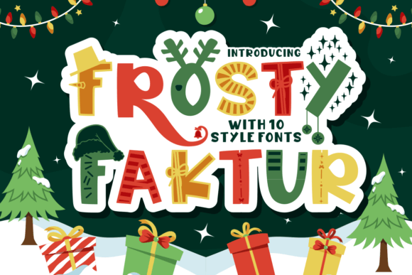 Frosty Faktur: Elevating Your Christmas Designs with Style
