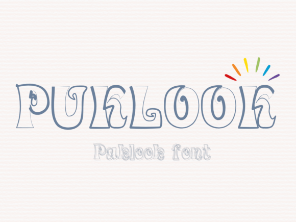 Give Your Designs a Smile with the Puklook Font