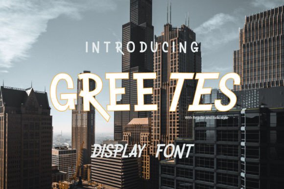 Greetes: A Modern Typeface for Magical Design