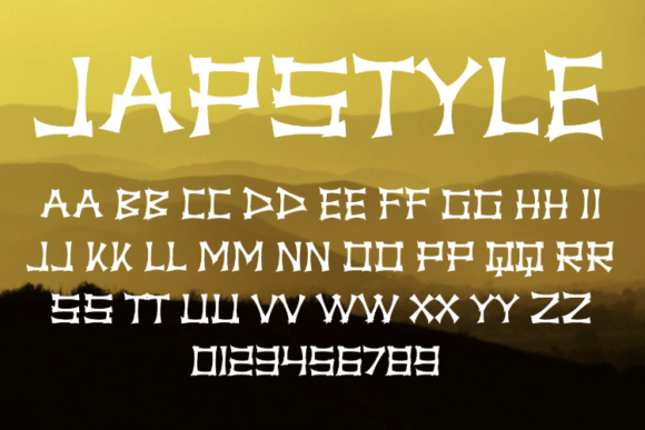 Japstyle: A Creative Display Font for Bold Brands