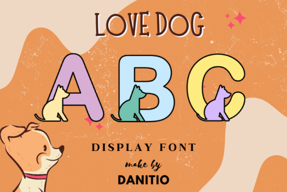 Love Dog: A Playful Display Font for Creative Projects