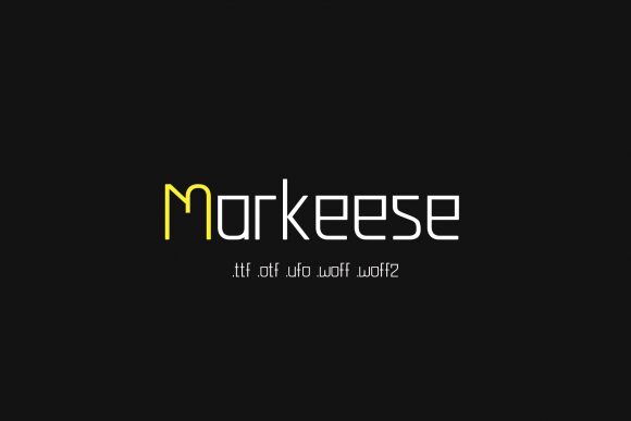 Markeese: The Display Font for Modern, Clean Design