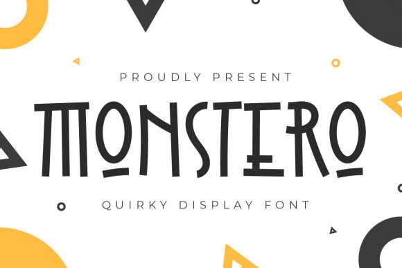 Monstero: The Quirky Display Font That Elevates Any Design