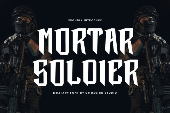 Mortar Soldier: A Display Font for Bold Branding