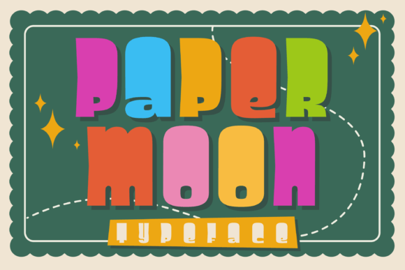 Paper Moon: A Display Font Bursting with Playful Charm