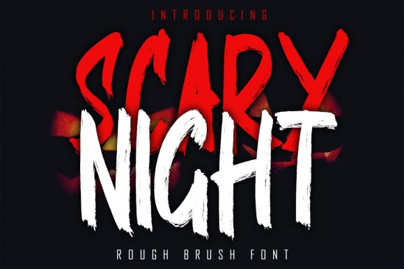 Scary Night: Bold Typography for Unforgettable Brands