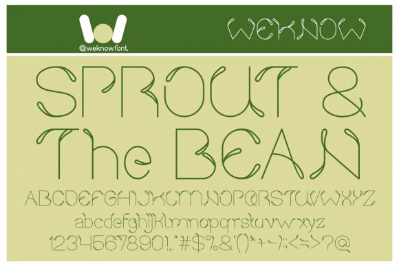Sprout and the Bean: The Thin-Lettered Font for Modern Brands