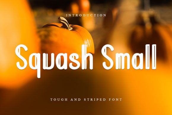 Squash Small: A Display Font for Instant Visual Impact