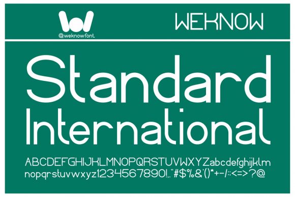 Standard International: The Simple Font That Makes Your Work Stand Out