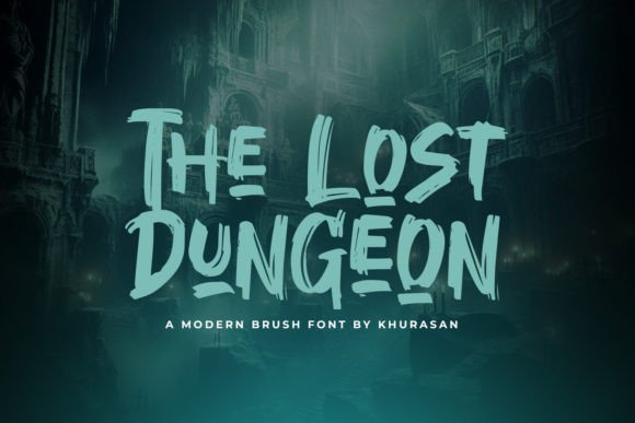 The Lost Dungeon: A Creative Font for Bold Designs