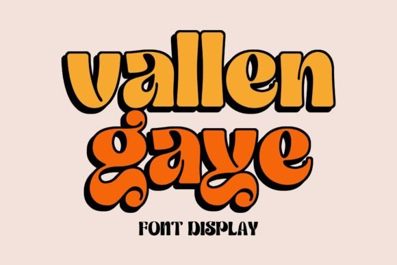 Valen Gaye: A Display Font for Bold, Artistic Projects